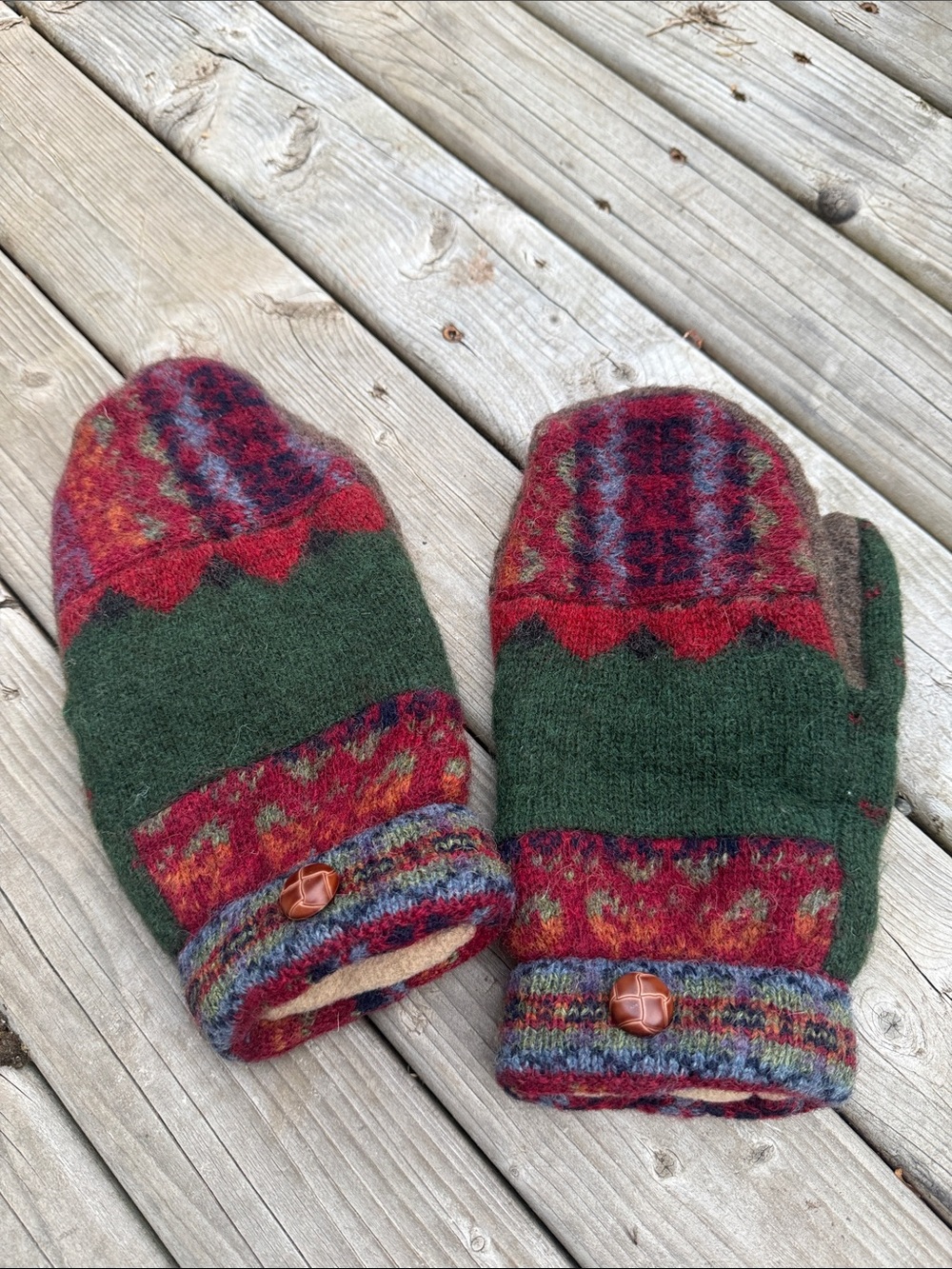 Vintage Wool Mittens